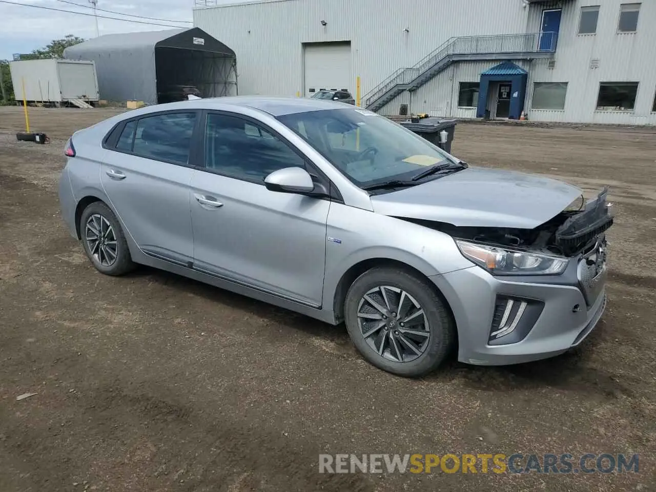 4 Photograph of a damaged car KMHC75LJXLU070589 HYUNDAI IONIQ 2020