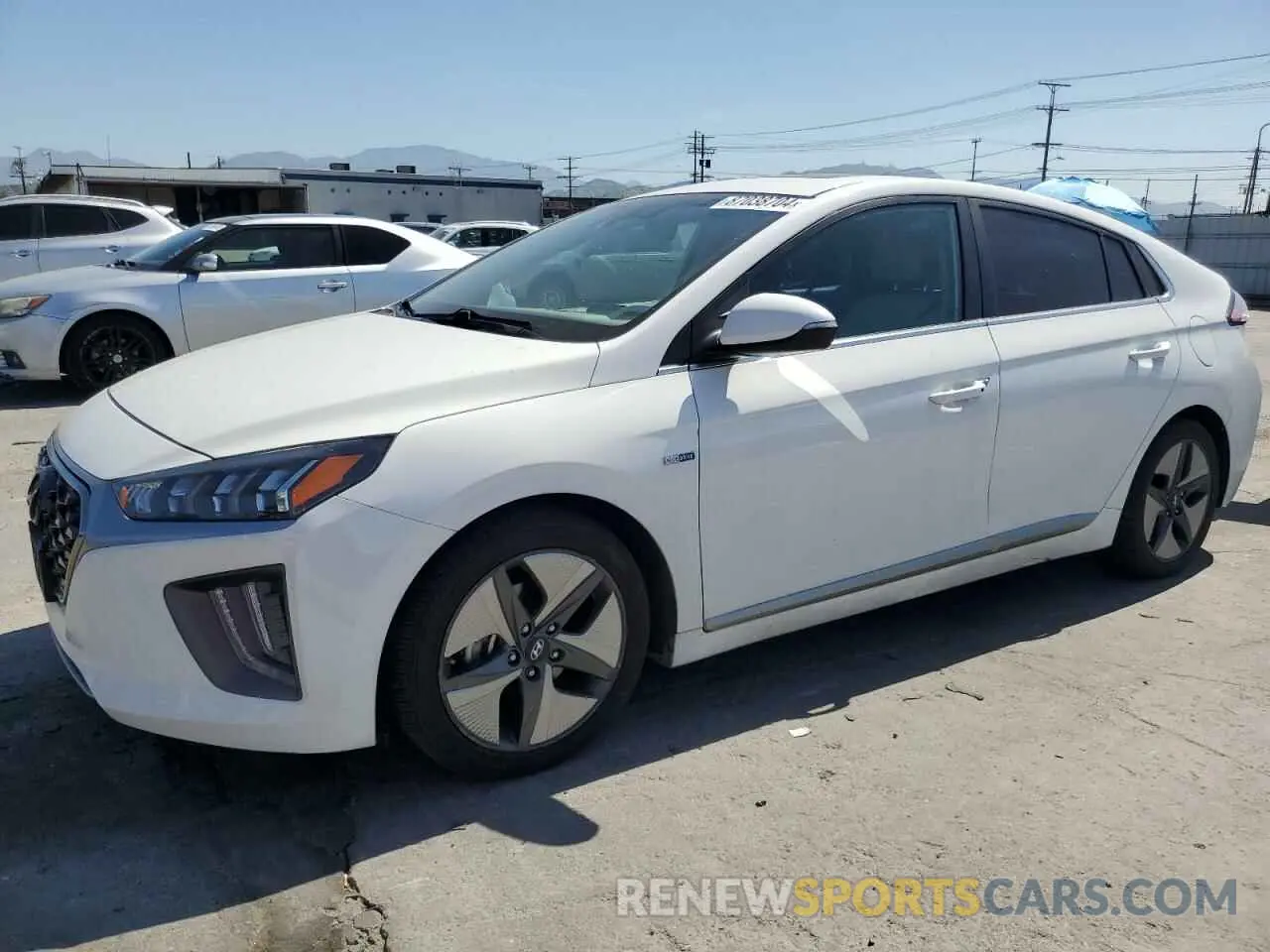 1 Photograph of a damaged car KMHC85LC6LU194647 HYUNDAI IONIQ 2020