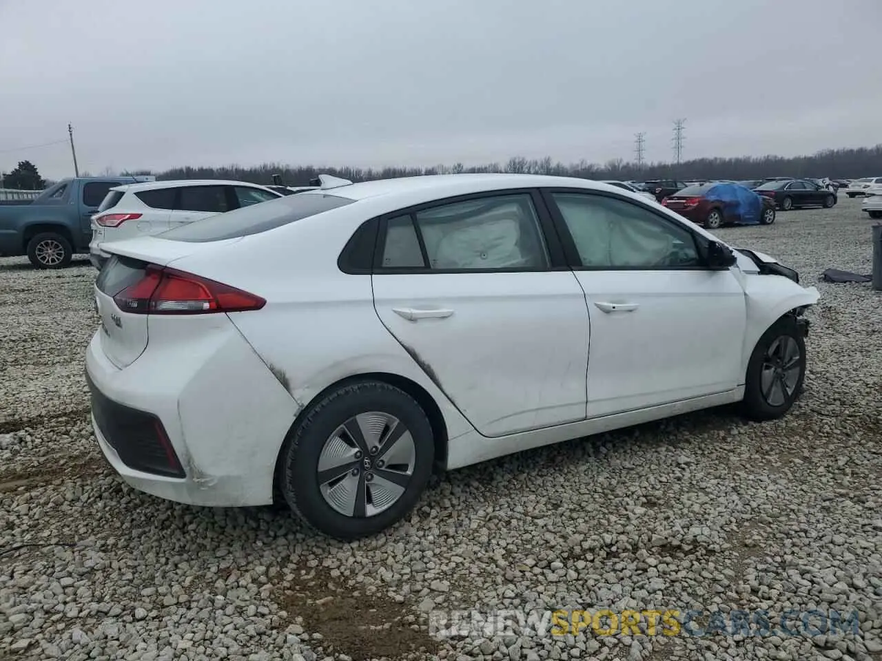 3 Photograph of a damaged car KMHC65LC4MU246221 HYUNDAI IONIQ 2021