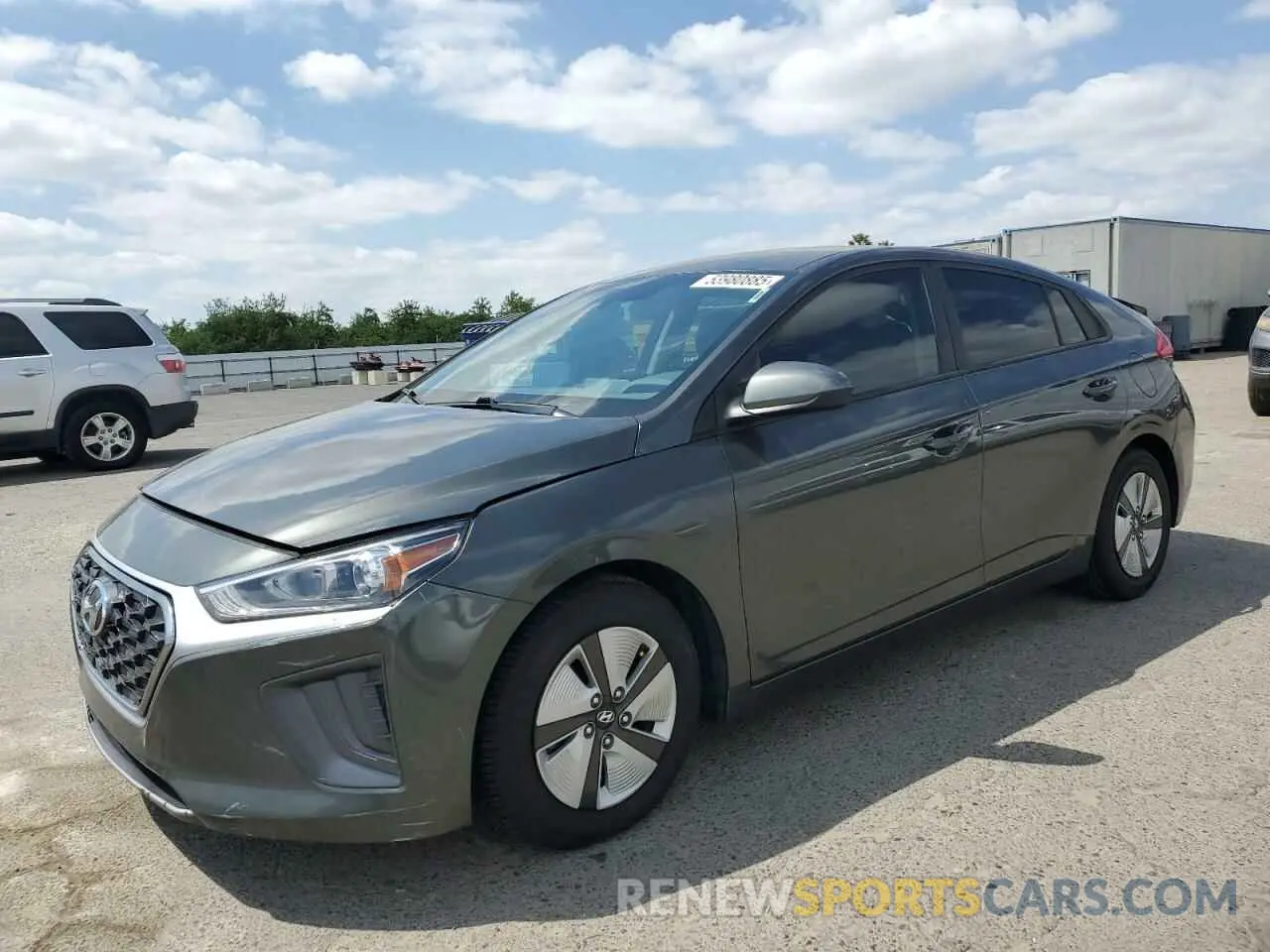 1 Photograph of a damaged car KMHC65LC4MU257445 HYUNDAI IONIQ 2021