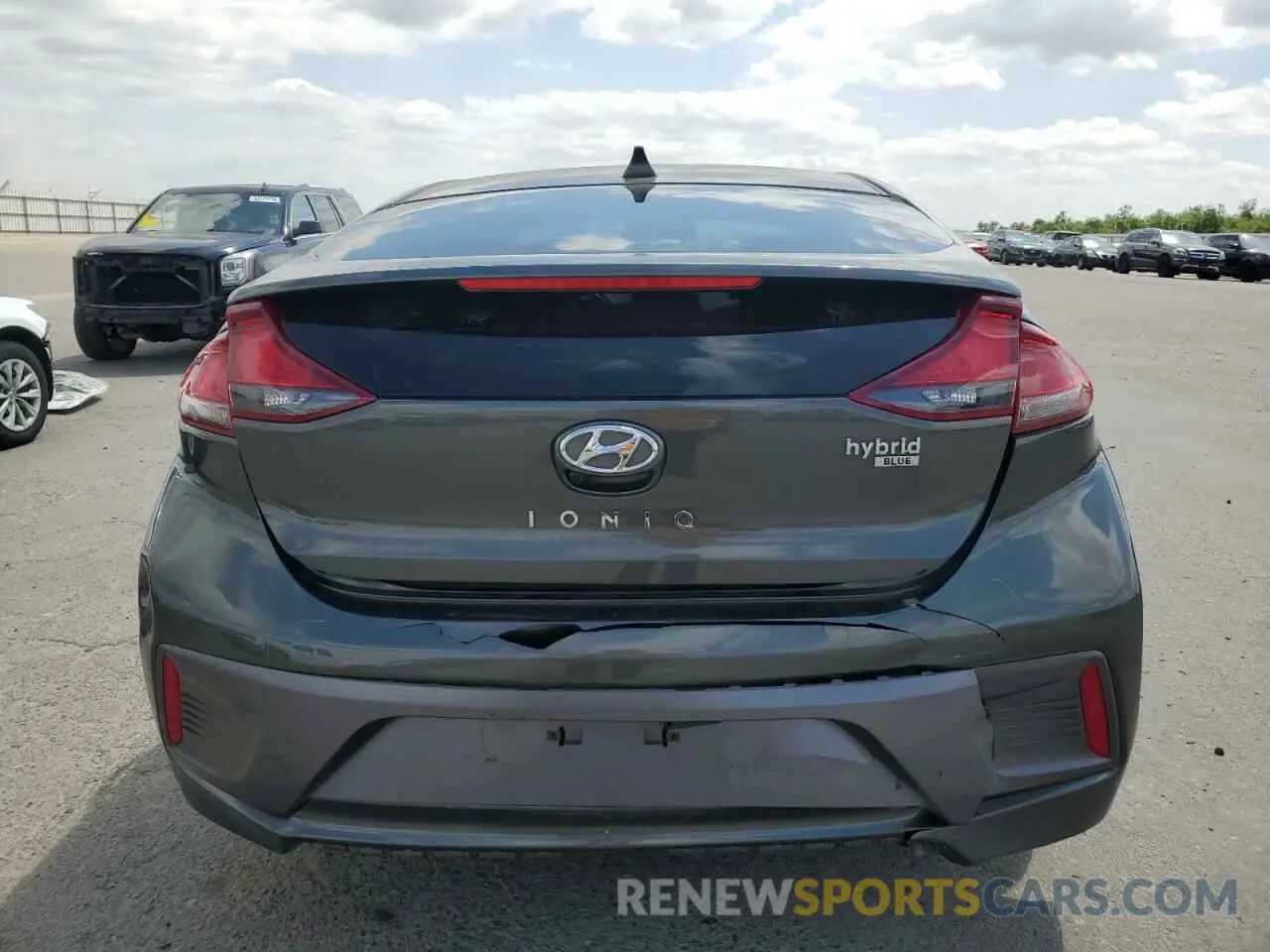 6 Photograph of a damaged car KMHC65LC4MU257445 HYUNDAI IONIQ 2021
