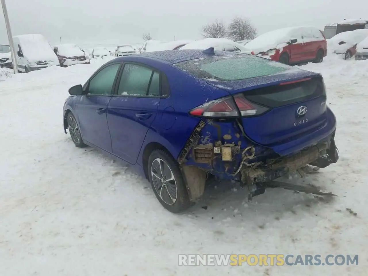 2 Photograph of a damaged car KMHC65LD4MU257244 HYUNDAI IONIQ 2021