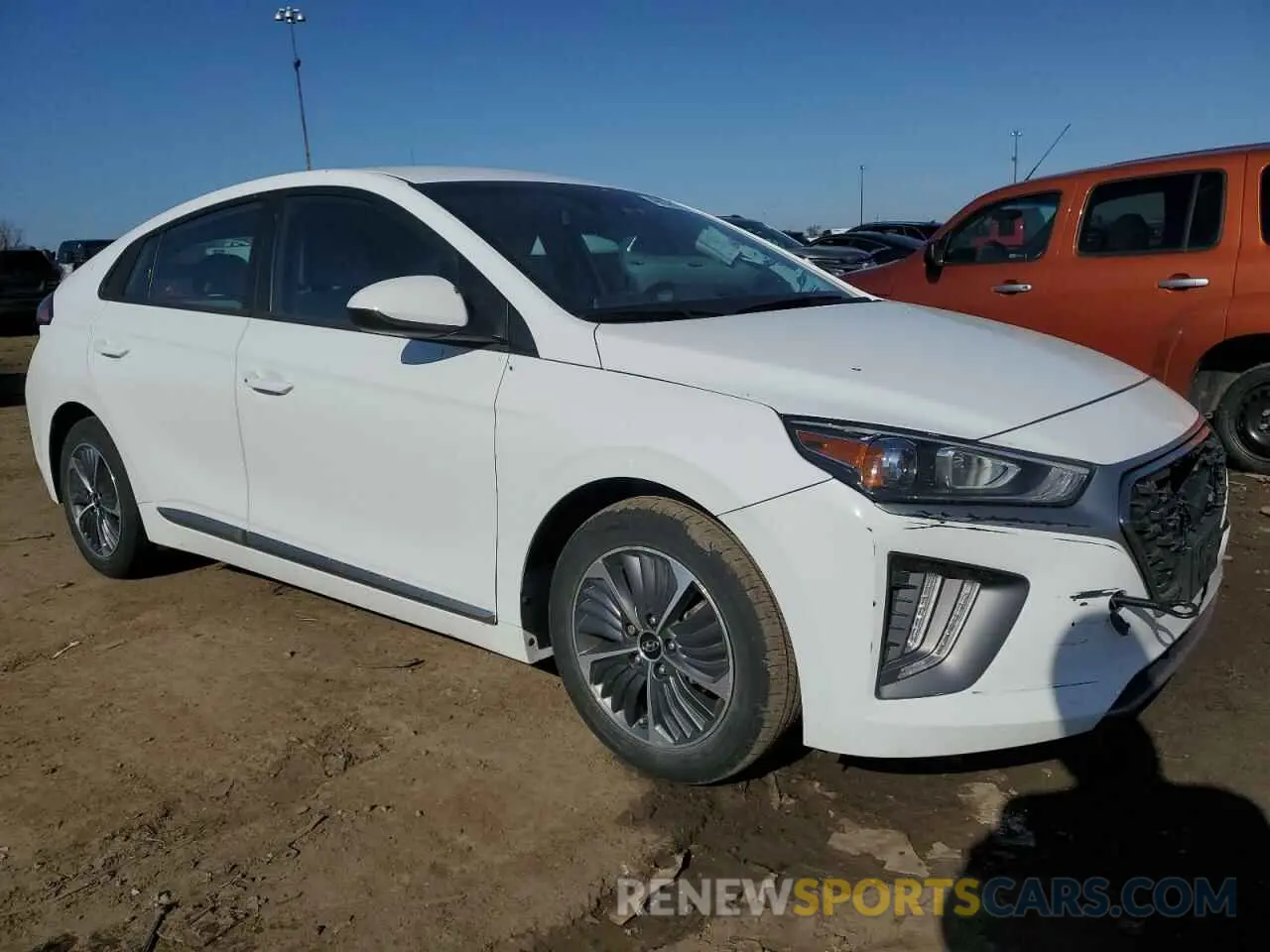 4 Photograph of a damaged car KMHC65LD8MU245811 HYUNDAI IONIQ 2021