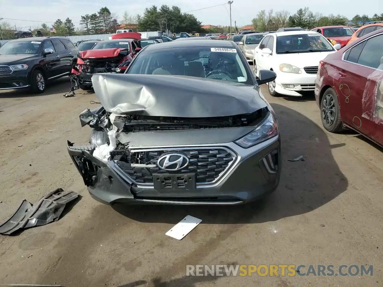 5 Photograph of a damaged car KMHC75LC0MU244902 HYUNDAI IONIQ 2021