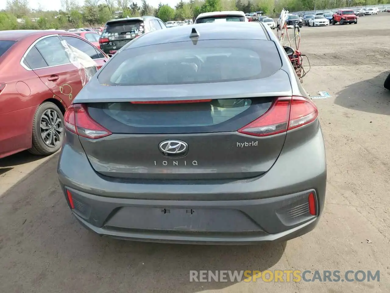 6 Photograph of a damaged car KMHC75LC0MU244902 HYUNDAI IONIQ 2021