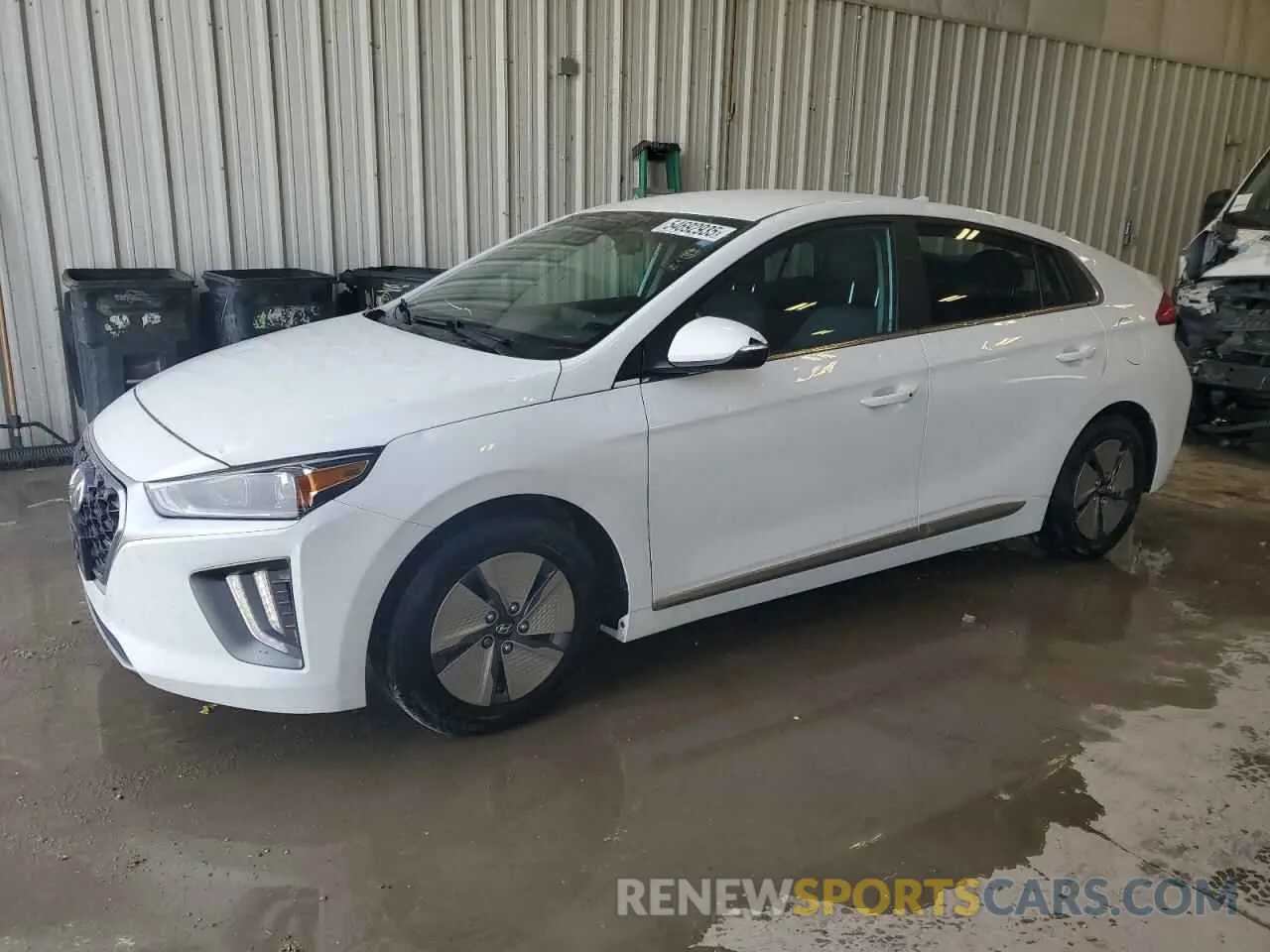 1 Photograph of a damaged car KMHC75LC3MU255618 HYUNDAI IONIQ 2021