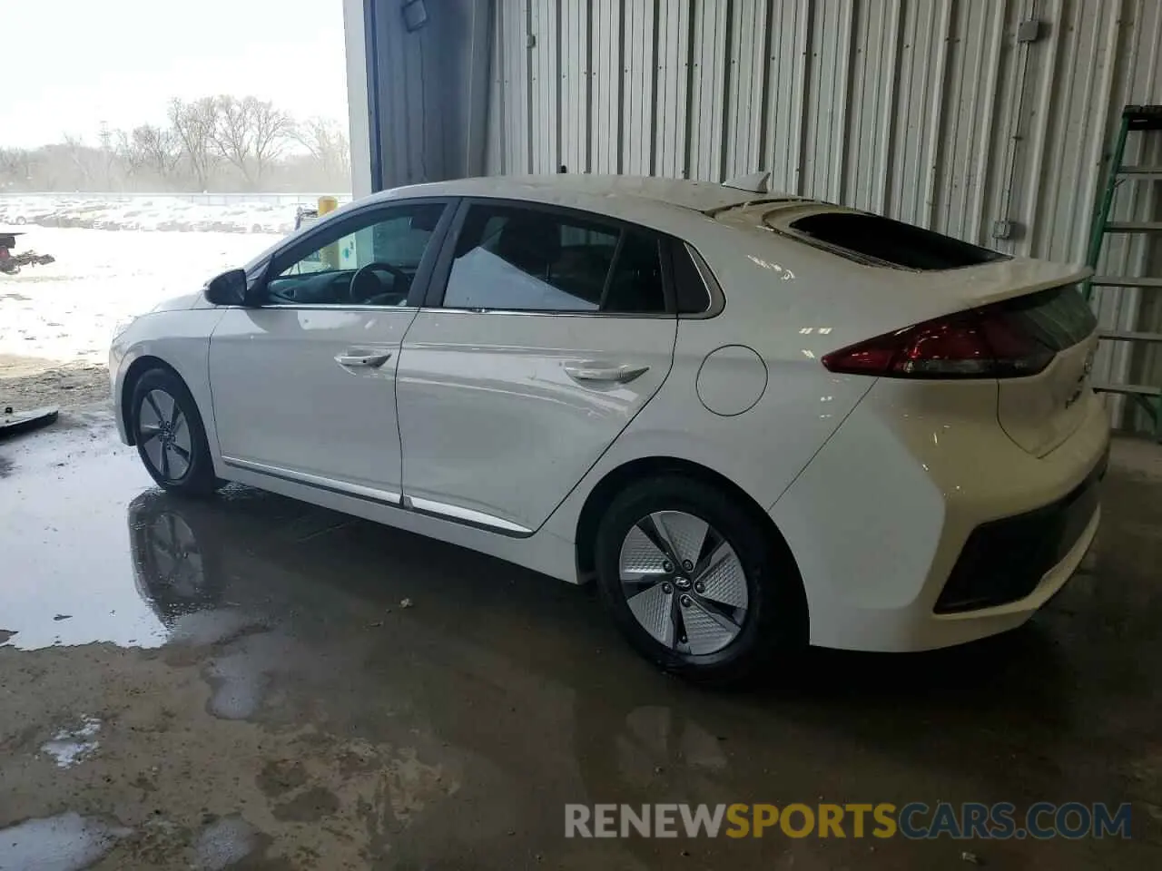 2 Photograph of a damaged car KMHC75LC3MU255618 HYUNDAI IONIQ 2021