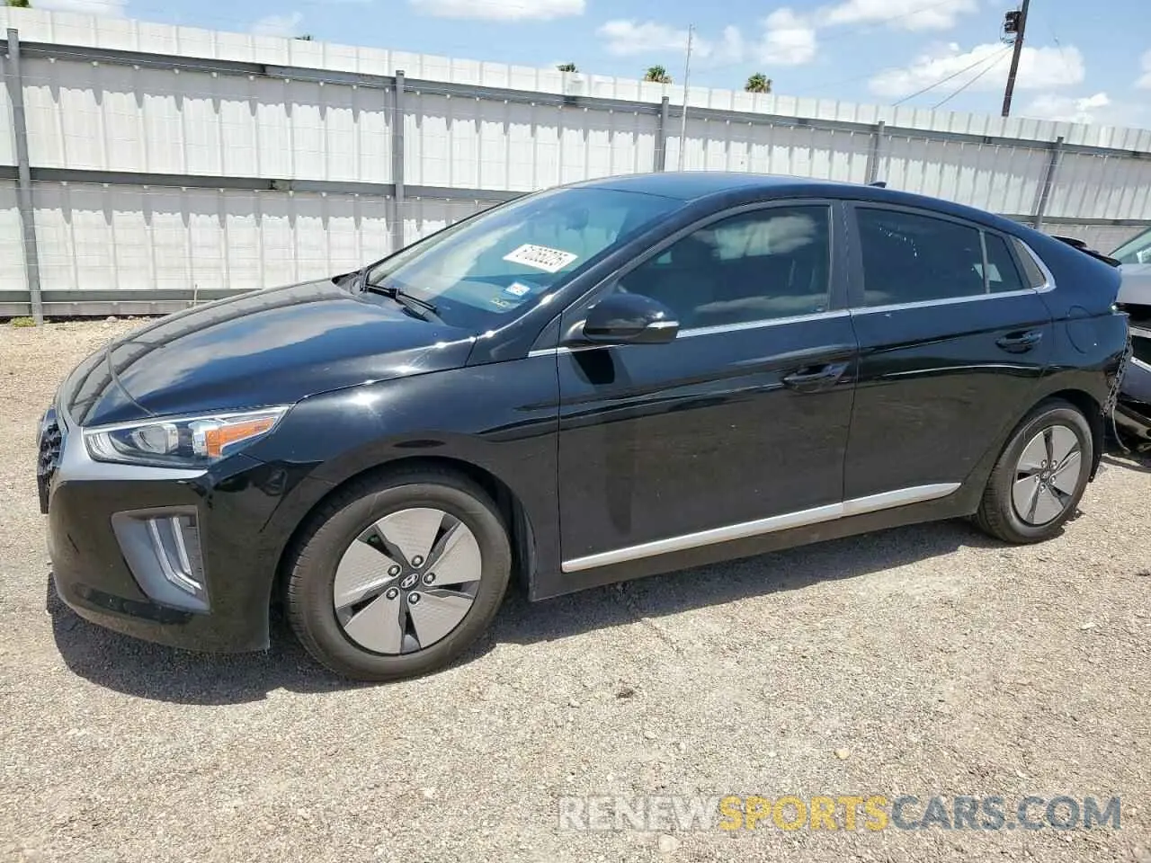 1 Photograph of a damaged car KMHC75LC4MU261699 HYUNDAI IONIQ 2021