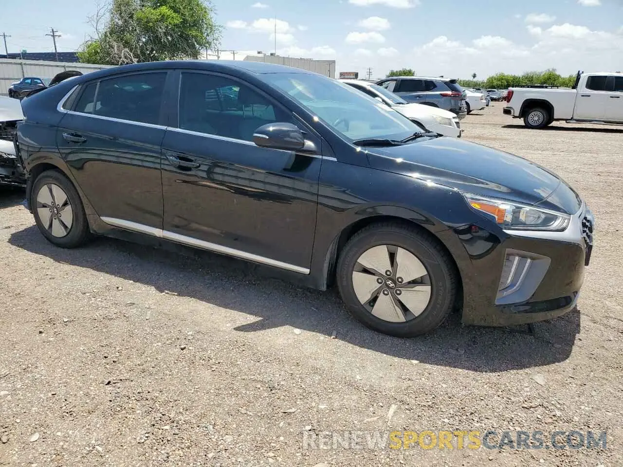 4 Photograph of a damaged car KMHC75LC4MU261699 HYUNDAI IONIQ 2021