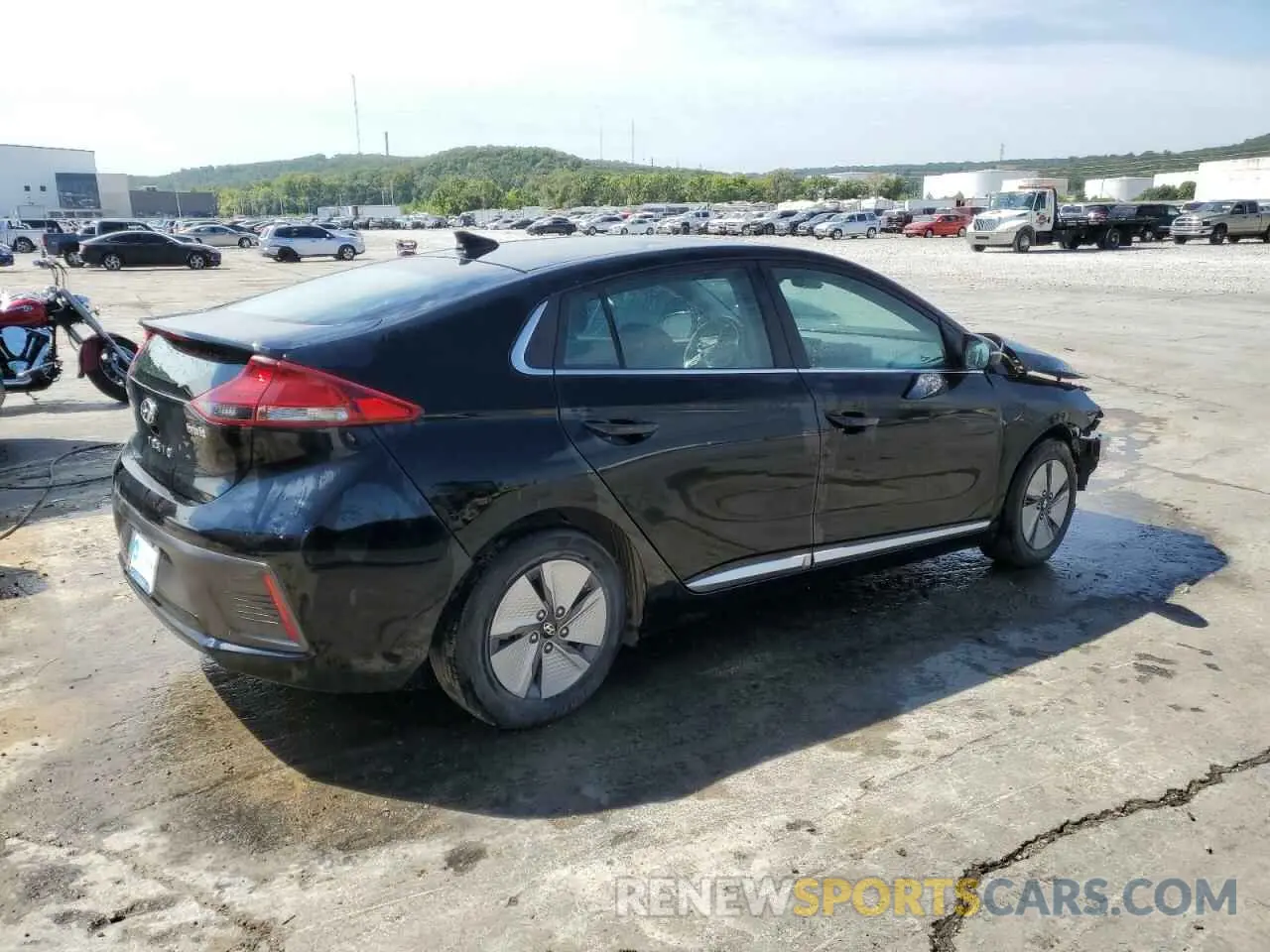 3 Photograph of a damaged car KMHC75LC6MU260523 HYUNDAI IONIQ 2021