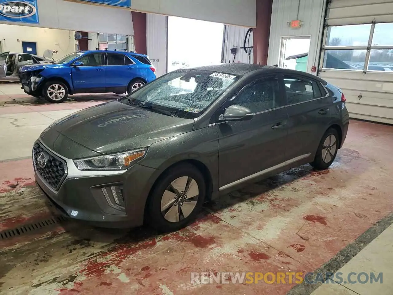 1 Photograph of a damaged car KMHC75LC9MU258183 HYUNDAI IONIQ 2021