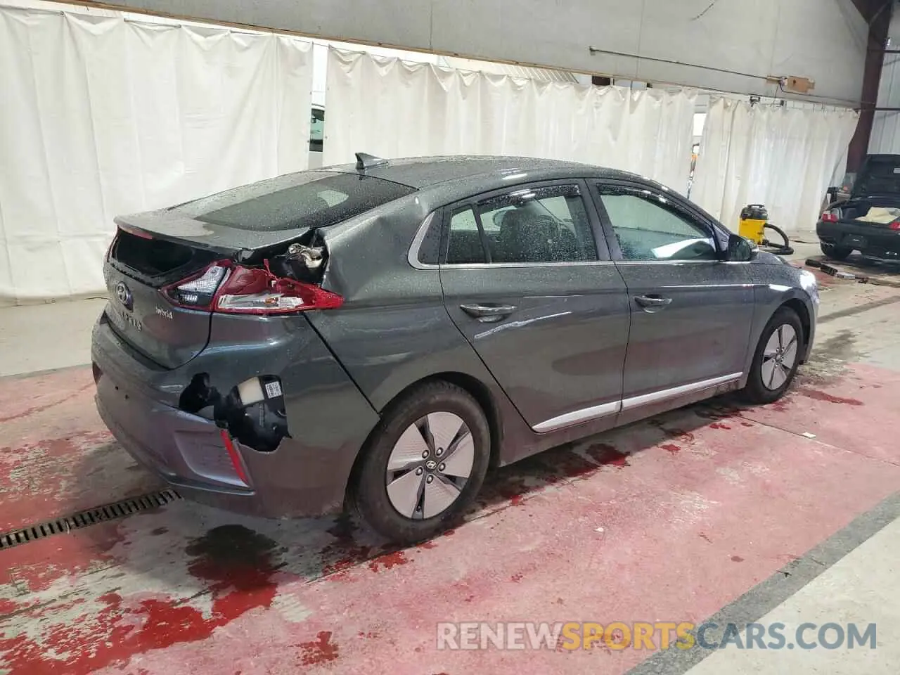 3 Photograph of a damaged car KMHC75LC9MU258183 HYUNDAI IONIQ 2021