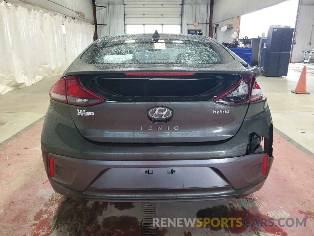 6 Photograph of a damaged car KMHC75LC9MU258183 HYUNDAI IONIQ 2021
