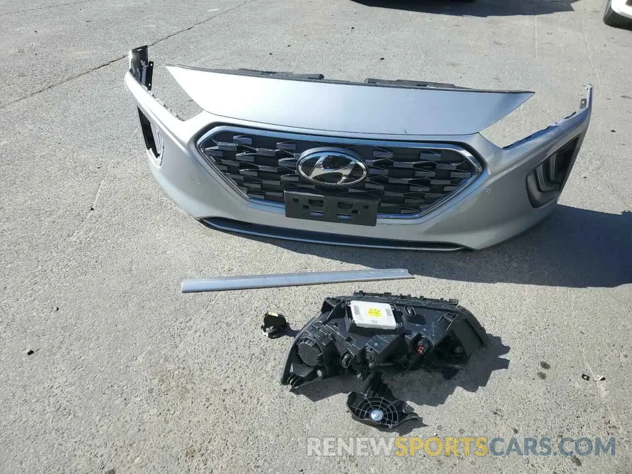 14 Photograph of a damaged car KMHC75LD1MU261412 HYUNDAI IONIQ 2021