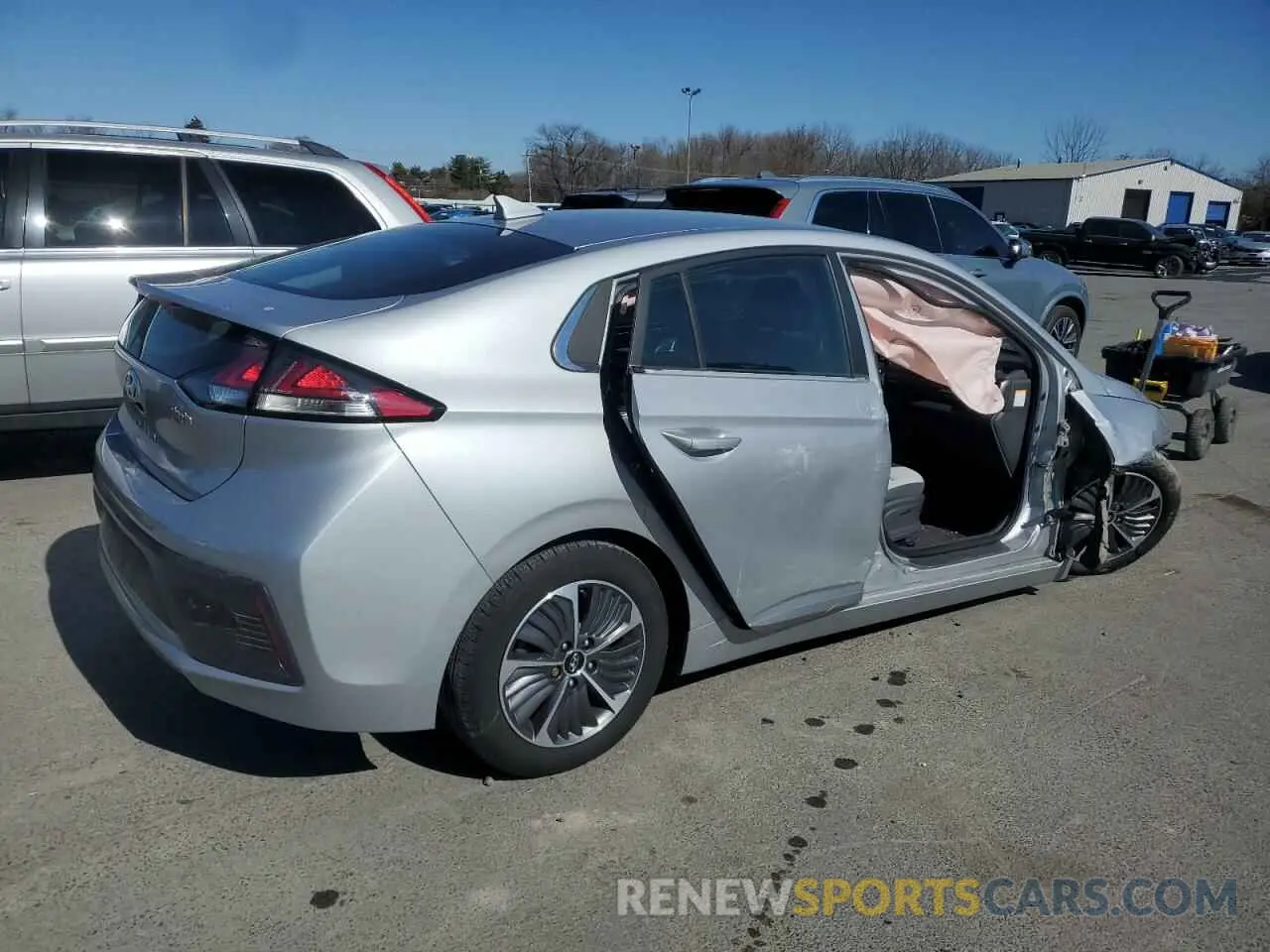 3 Photograph of a damaged car KMHC75LD1MU261412 HYUNDAI IONIQ 2021