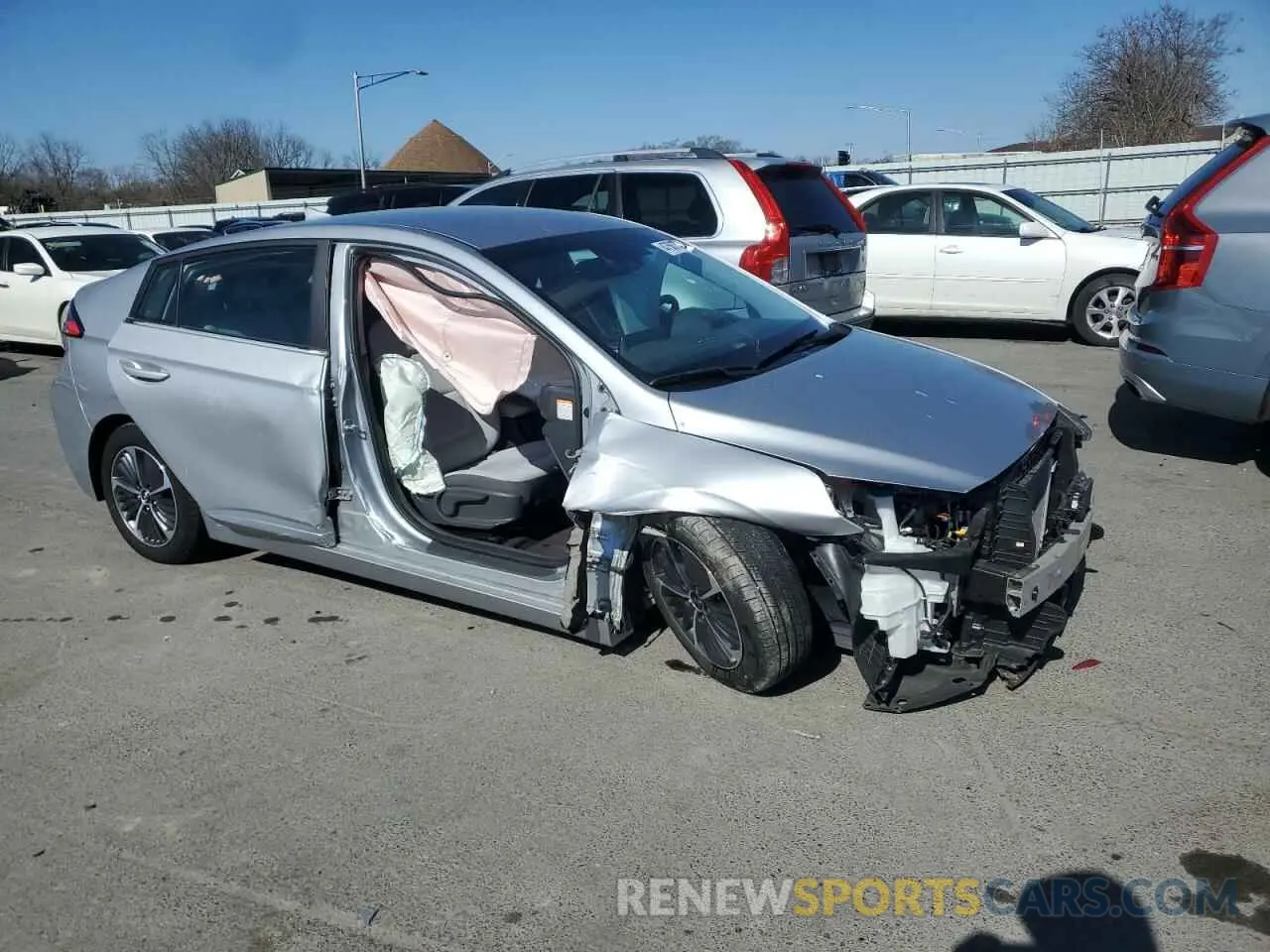 4 Photograph of a damaged car KMHC75LD1MU261412 HYUNDAI IONIQ 2021