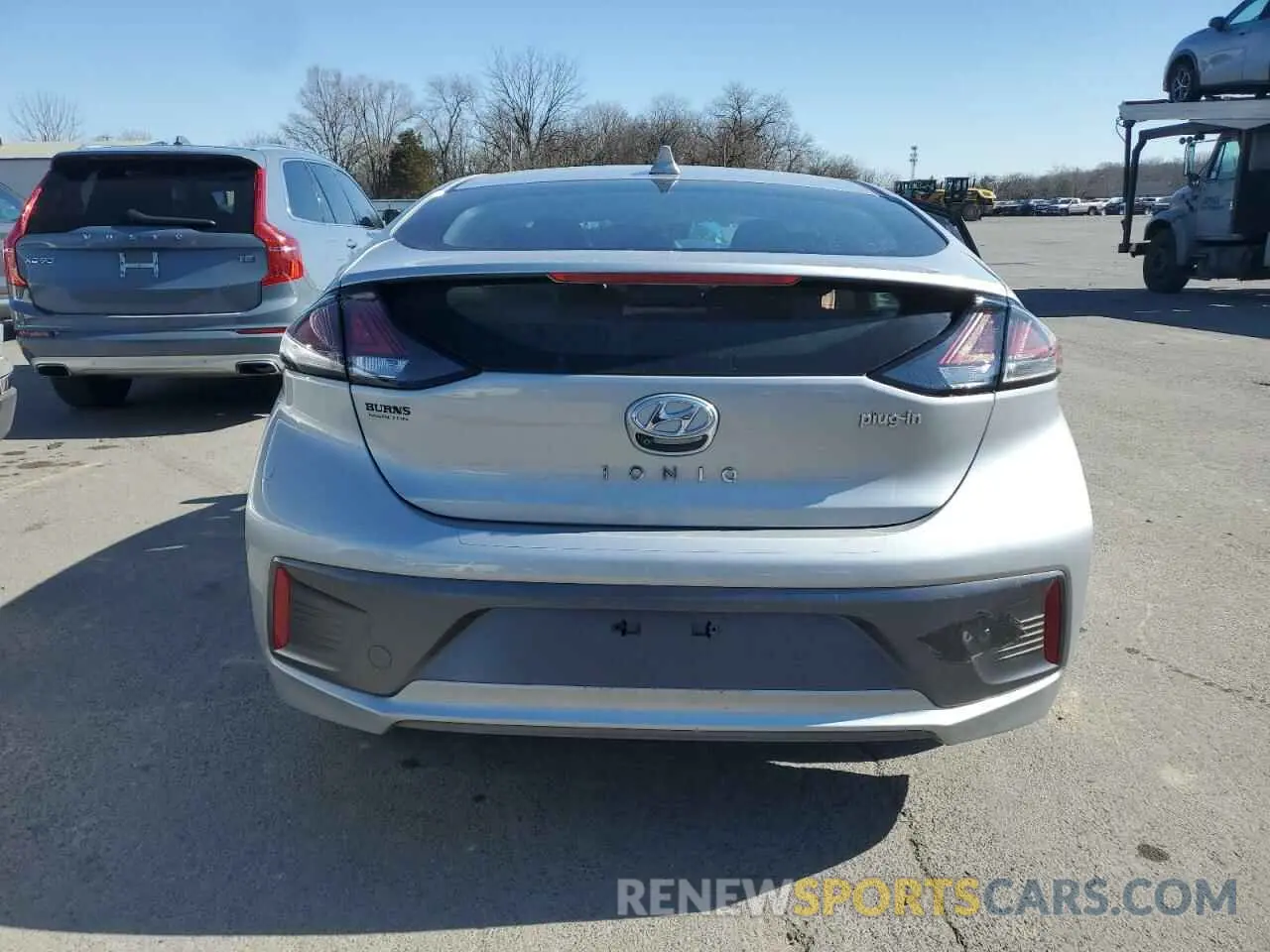 6 Photograph of a damaged car KMHC75LD1MU261412 HYUNDAI IONIQ 2021