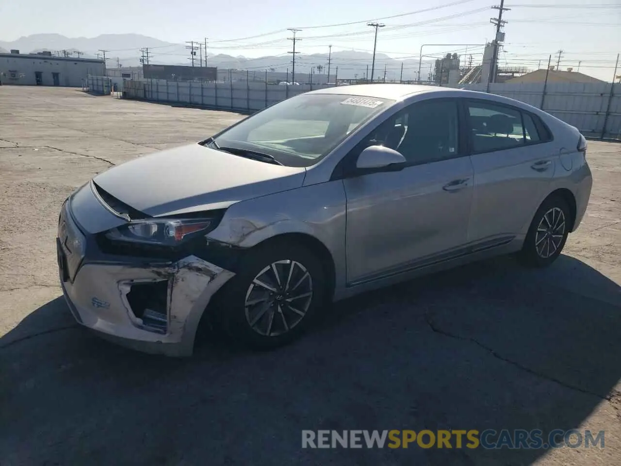 1 Photograph of a damaged car KMHC75LJ5MU081761 HYUNDAI IONIQ 2021