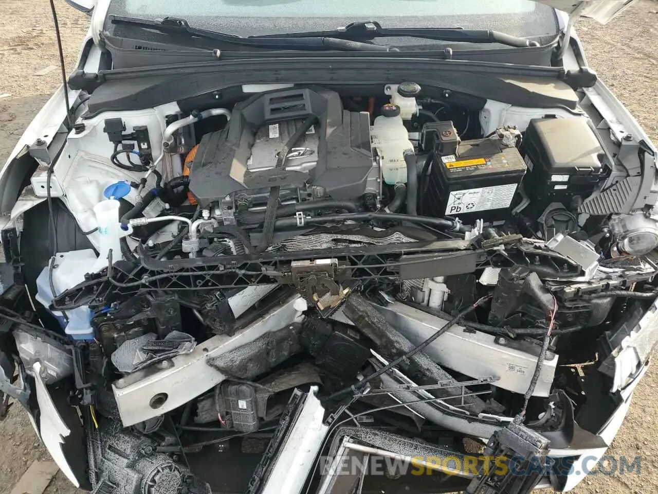 11 Photograph of a damaged car KMHC75LJ8MU077915 HYUNDAI IONIQ 2021