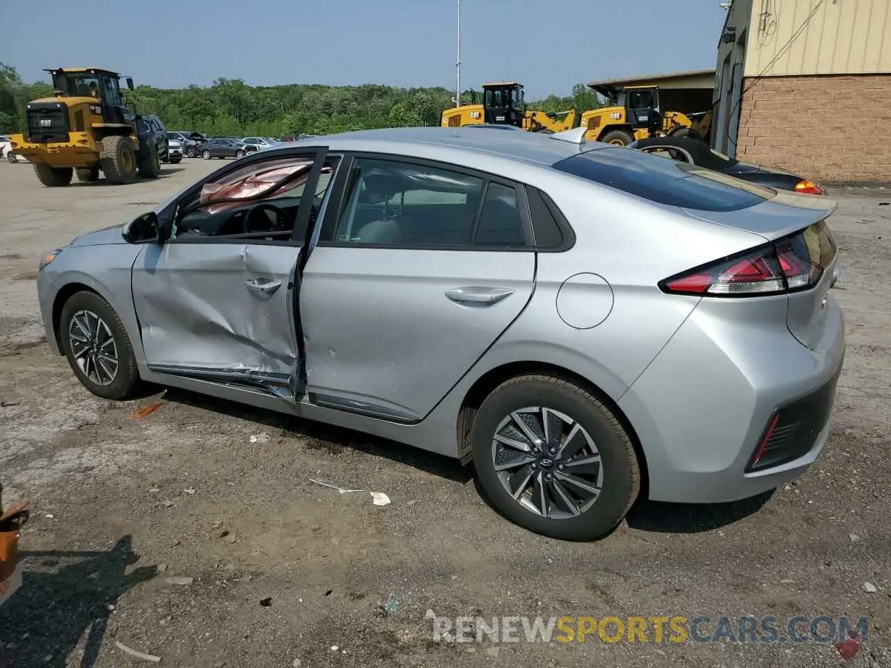 2 Photograph of a damaged car KMHC75LJ9MU077177 HYUNDAI IONIQ 2021