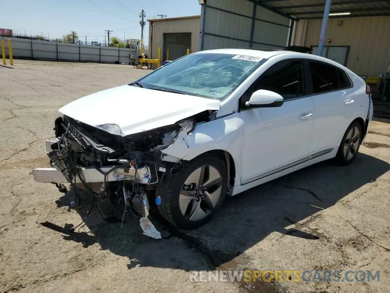 1 Photograph of a damaged car KMHC85LC1MU245148 HYUNDAI IONIQ 2021