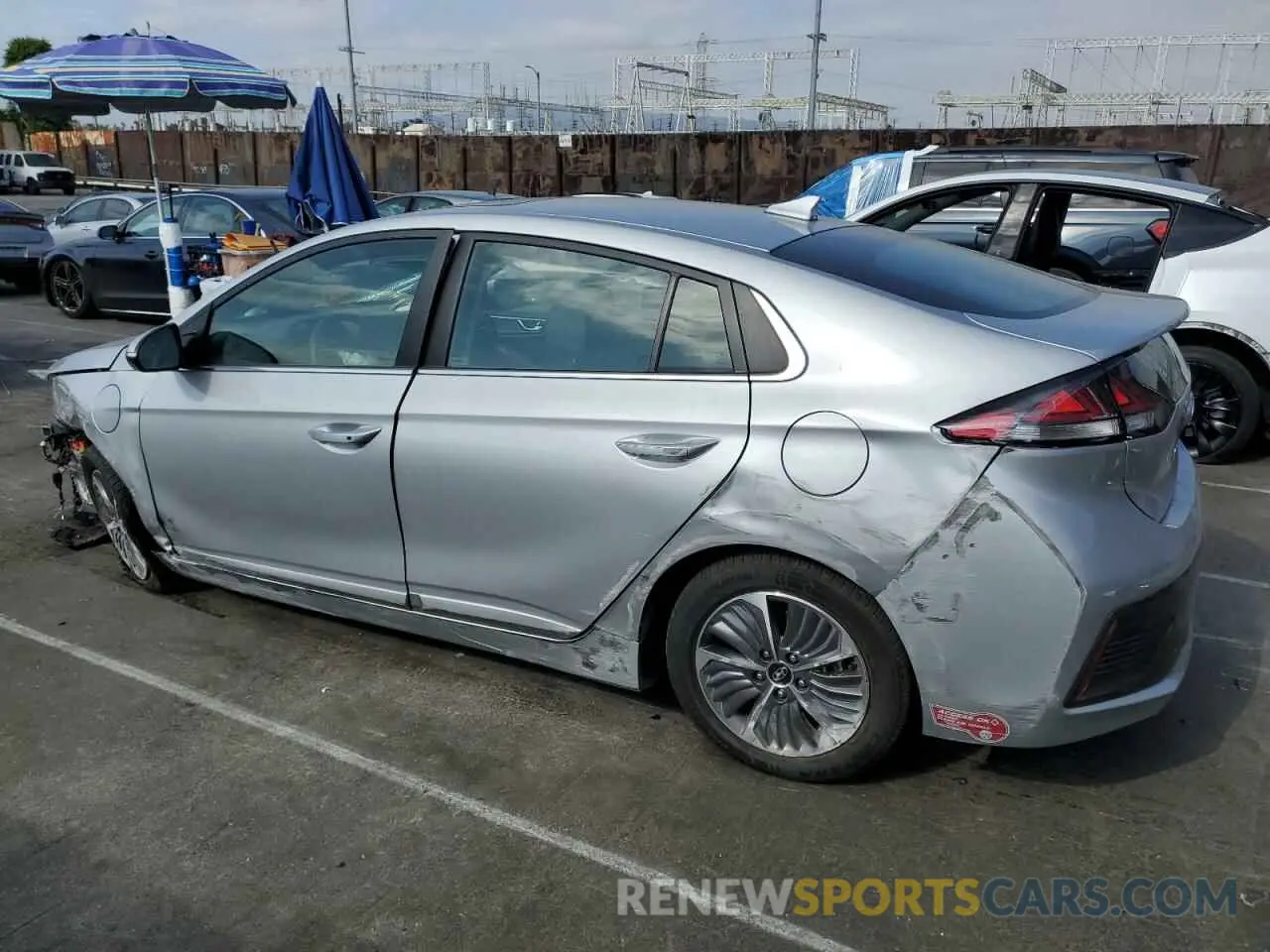 2 Photograph of a damaged car KMHCX5LD0MU250269 HYUNDAI IONIQ 2021