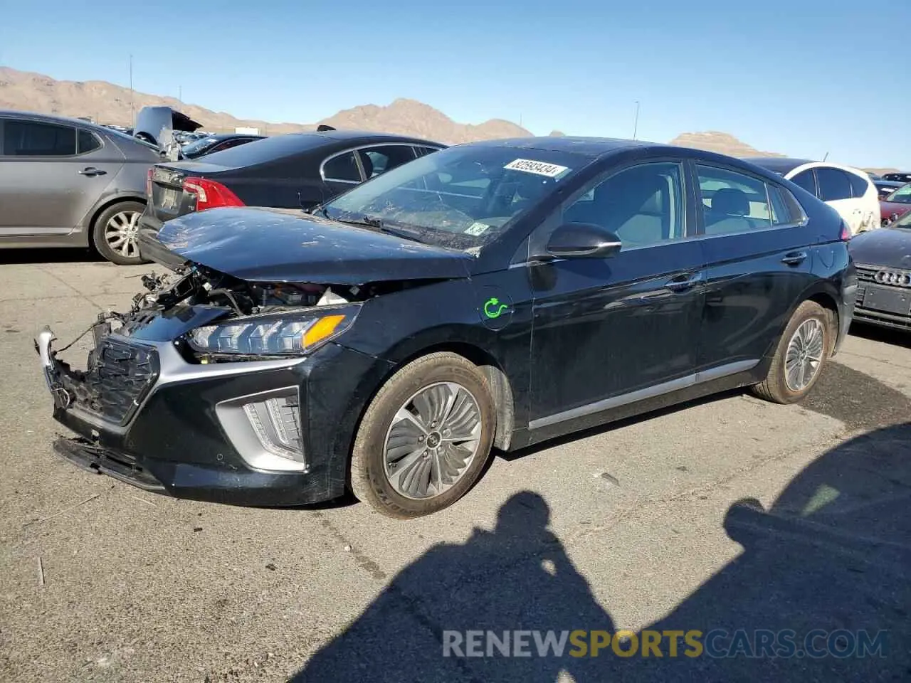 1 Photograph of a damaged car KMHCX5LD3MU259418 HYUNDAI IONIQ 2021