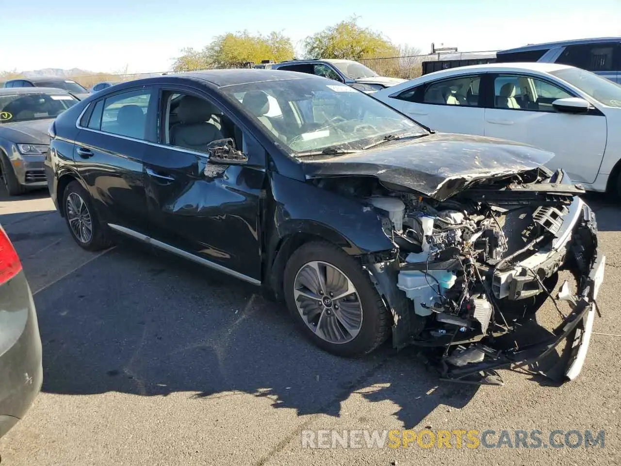 4 Photograph of a damaged car KMHCX5LD3MU259418 HYUNDAI IONIQ 2021