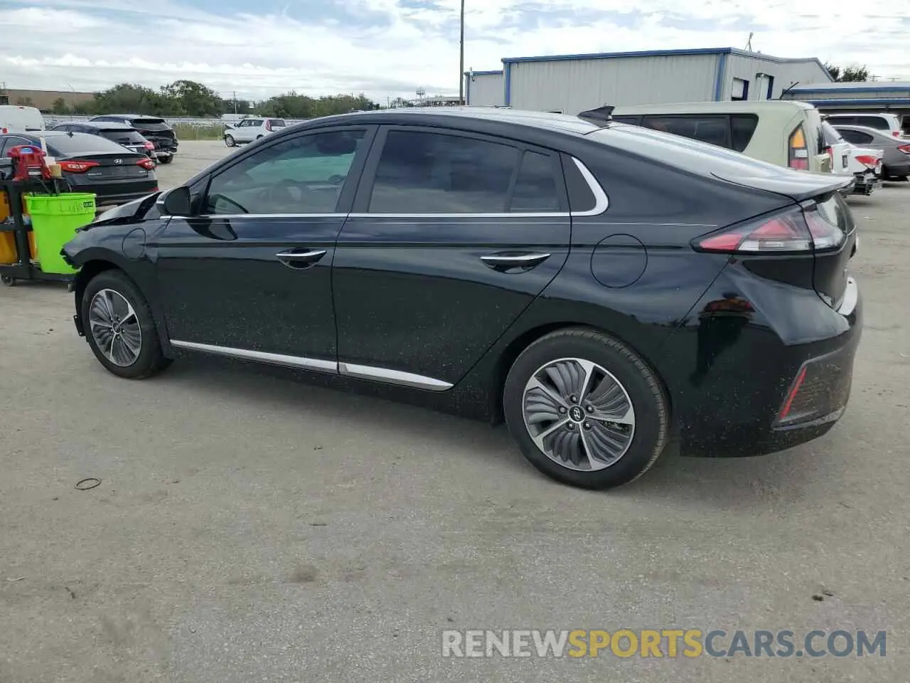 2 Photograph of a damaged car KMHCX5LD8MU247913 HYUNDAI IONIQ 2021