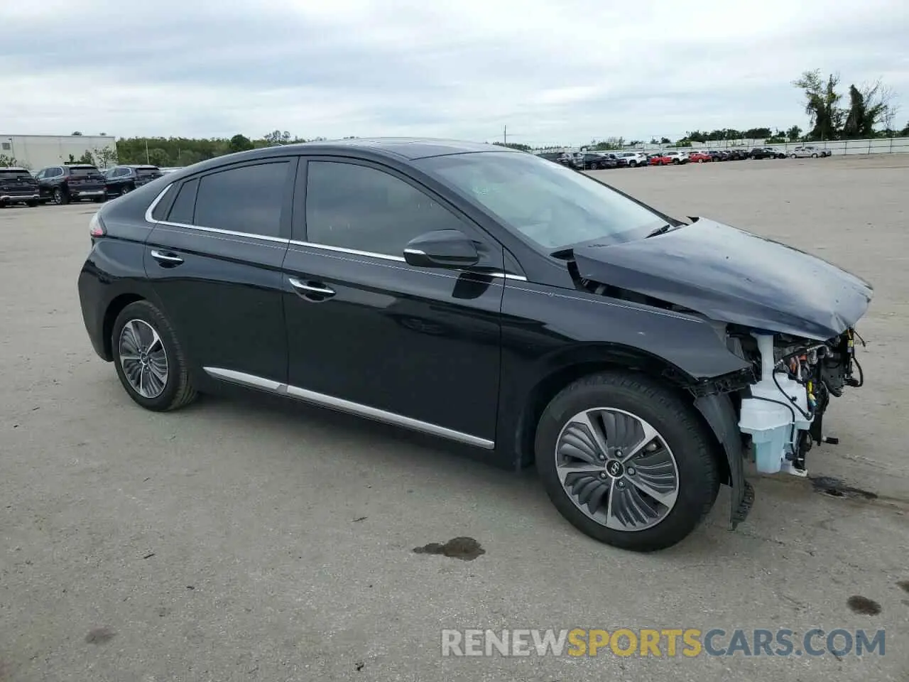 4 Photograph of a damaged car KMHCX5LD8MU247913 HYUNDAI IONIQ 2021