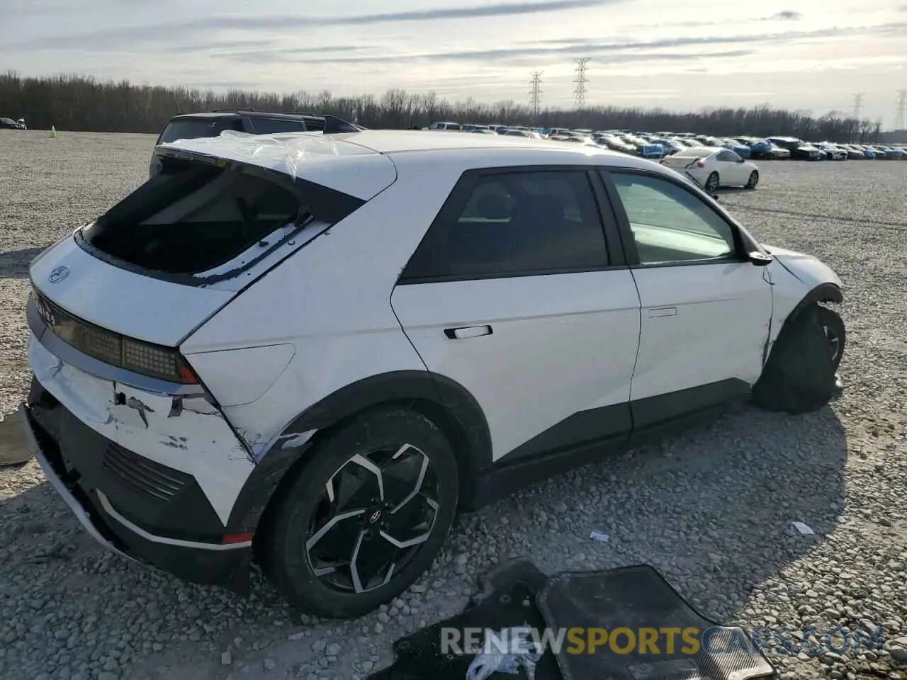 3 Photograph of a damaged car KM8KM4AE4NU064245 HYUNDAI IONIQ 2022