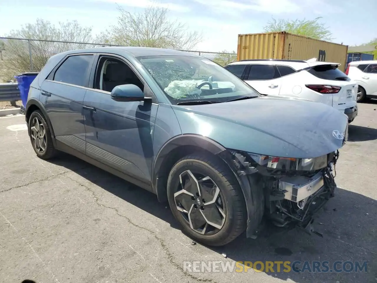 4 Photograph of a damaged car KM8KMDAF0NU099292 HYUNDAI IONIQ 2022