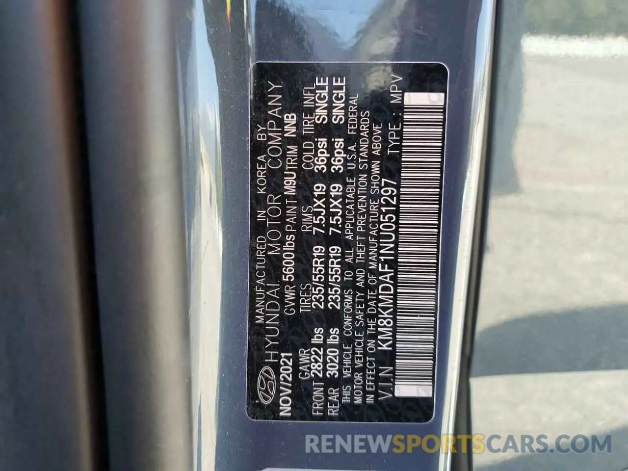 14 Photograph of a damaged car KM8KMDAF1NU051297 HYUNDAI IONIQ 2022