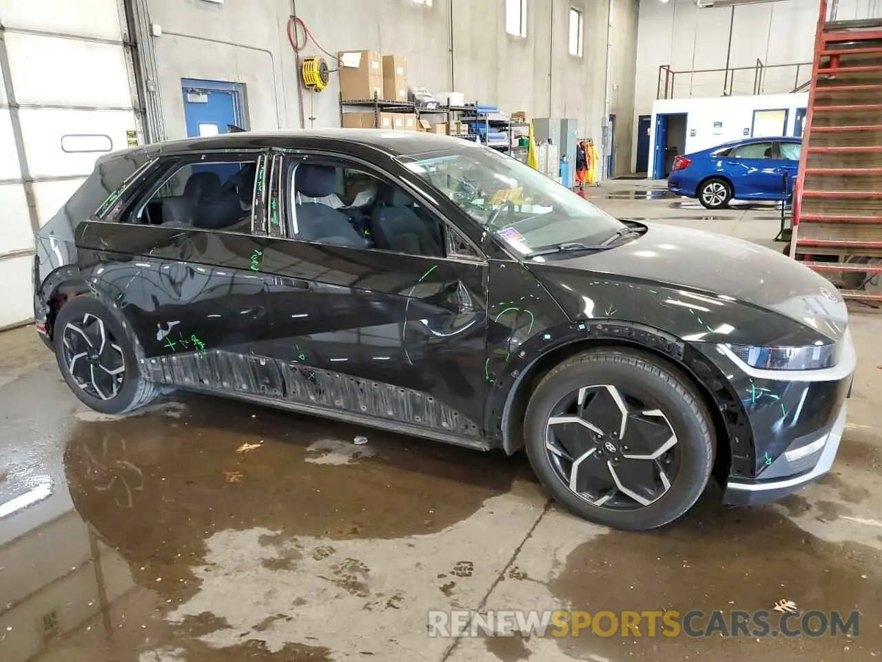 4 Photograph of a damaged car KM8KMDAF2NU053186 HYUNDAI IONIQ 2022