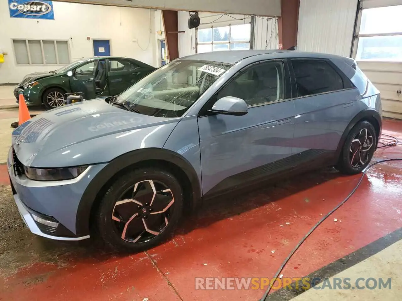 1 Photograph of a damaged car KM8KMDAF2NU084566 HYUNDAI IONIQ 2022