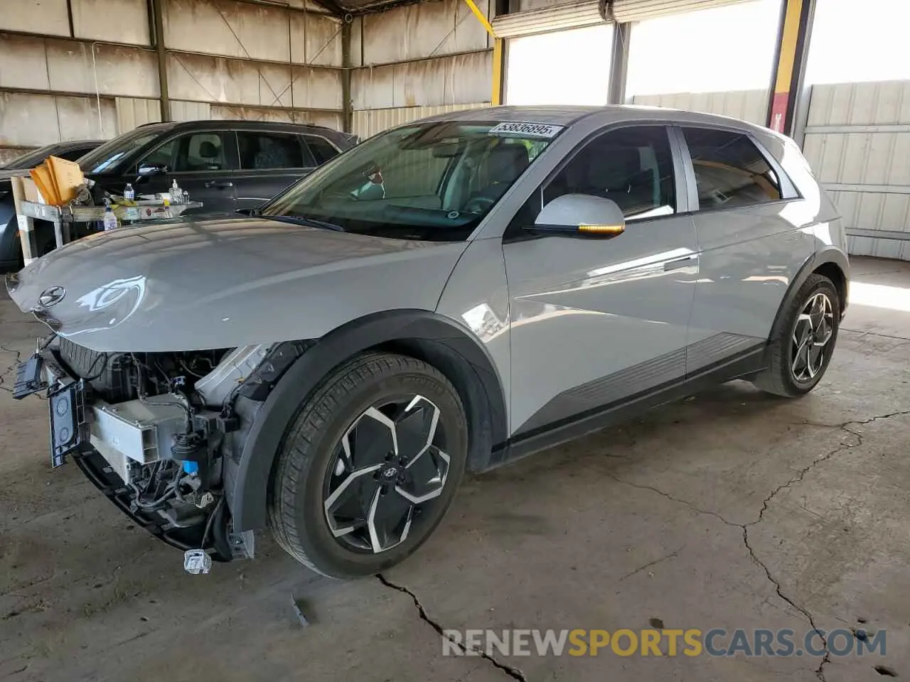 1 Photograph of a damaged car KM8KMDAF7NU083669 HYUNDAI IONIQ 2022