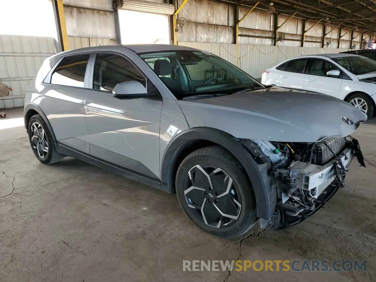 4 Photograph of a damaged car KM8KMDAF7NU083669 HYUNDAI IONIQ 2022