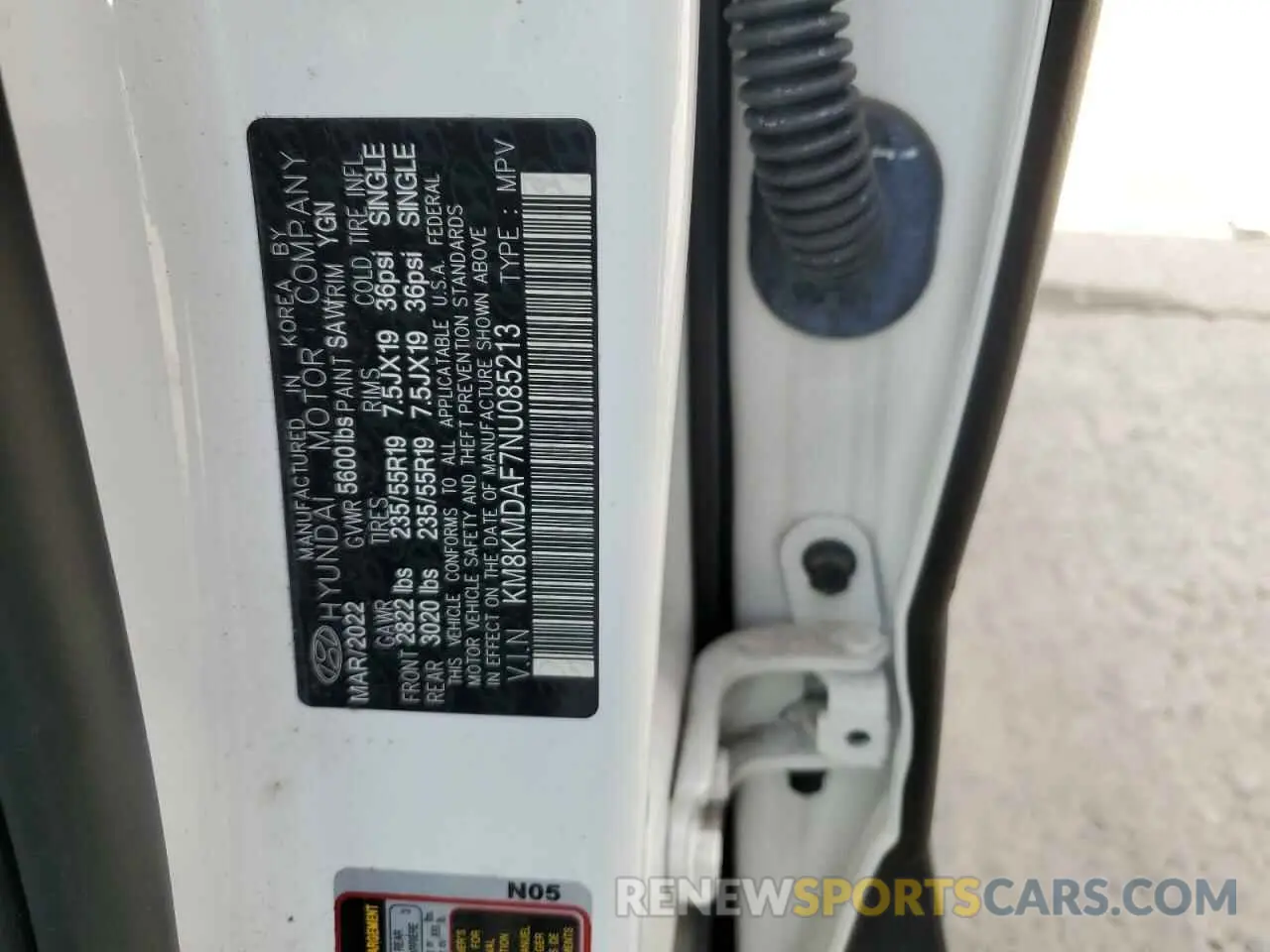 13 Photograph of a damaged car KM8KMDAF7NU085213 HYUNDAI IONIQ 2022