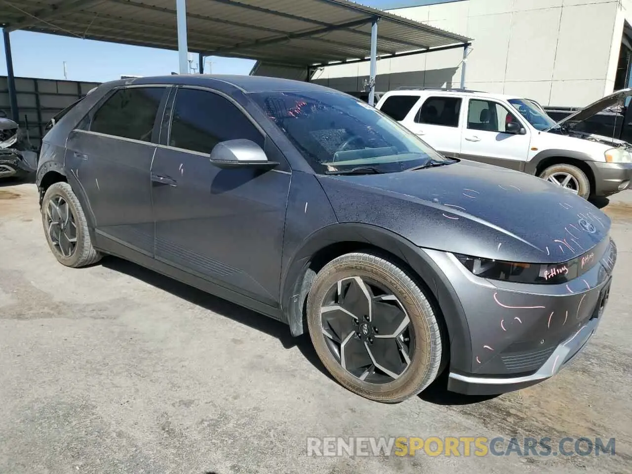 4 Photograph of a damaged car KM8KN4AE4NU084055 HYUNDAI IONIQ 2022