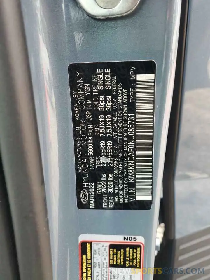 15 Photograph of a damaged car KM8KNDAF0NU085731 HYUNDAI IONIQ 2022