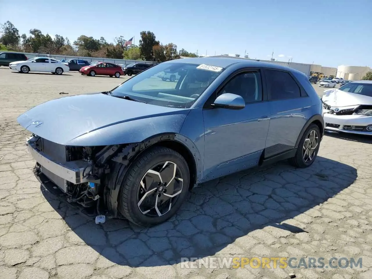 1 Photograph of a damaged car KM8KNDAF2NU050124 HYUNDAI IONIQ 2022