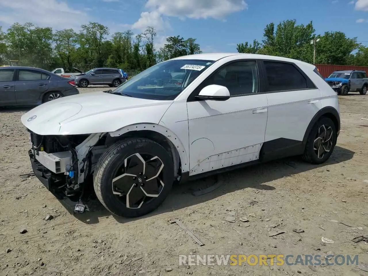 1 Photograph of a damaged car KM8KNDAF9NU065218 HYUNDAI IONIQ 2022