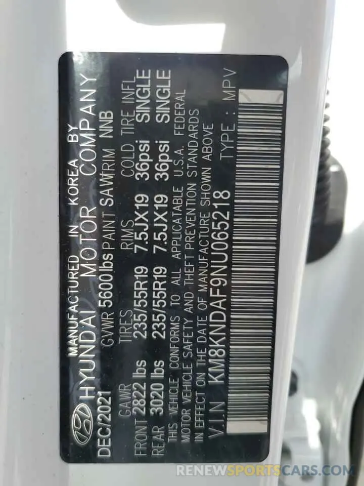 13 Photograph of a damaged car KM8KNDAF9NU065218 HYUNDAI IONIQ 2022