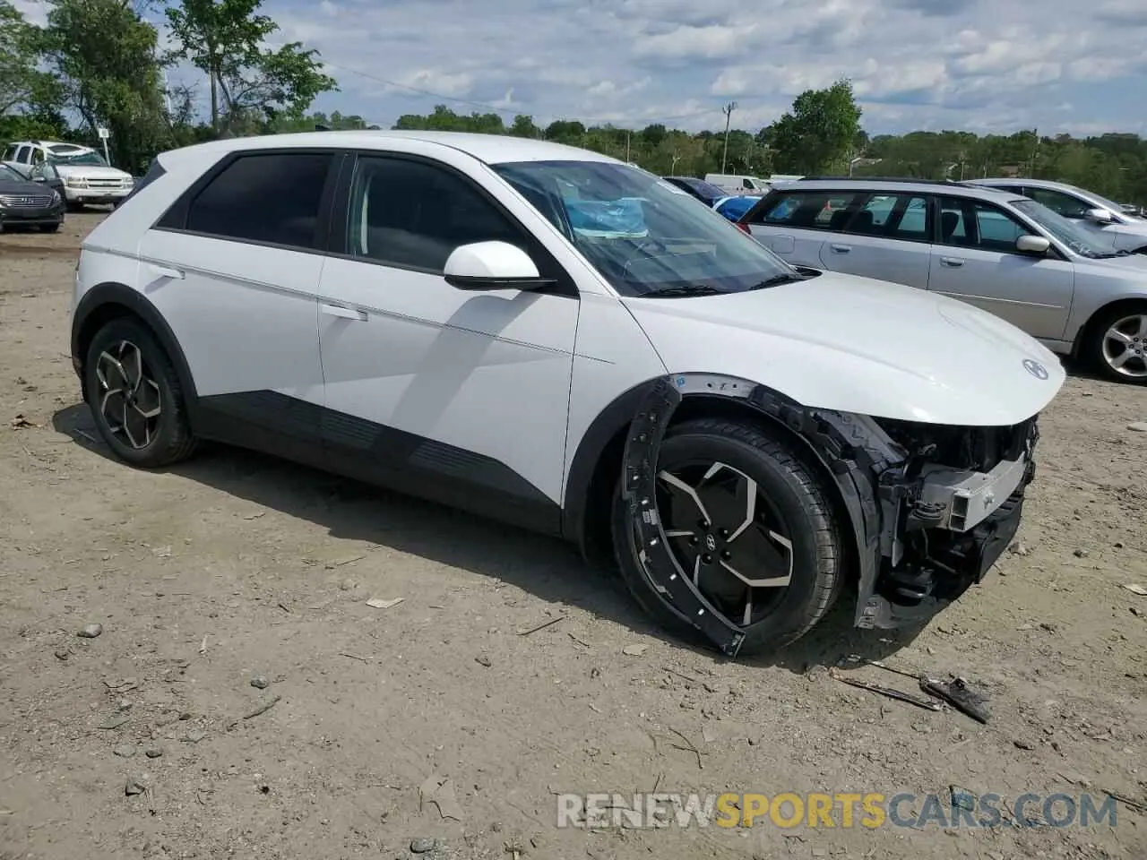 4 Photograph of a damaged car KM8KNDAF9NU065218 HYUNDAI IONIQ 2022