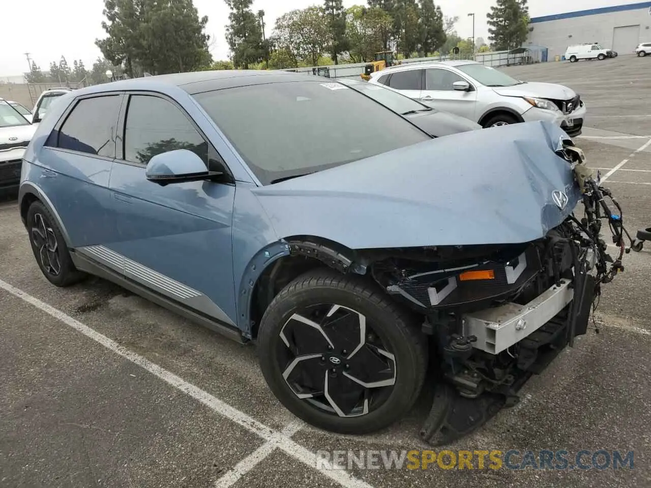 4 Photograph of a damaged car KM8KR4AE9NU073203 HYUNDAI IONIQ 2022