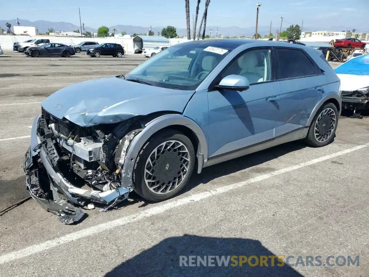 1 Photograph of a damaged car KM8KRDAF2NU081734 HYUNDAI IONIQ 2022