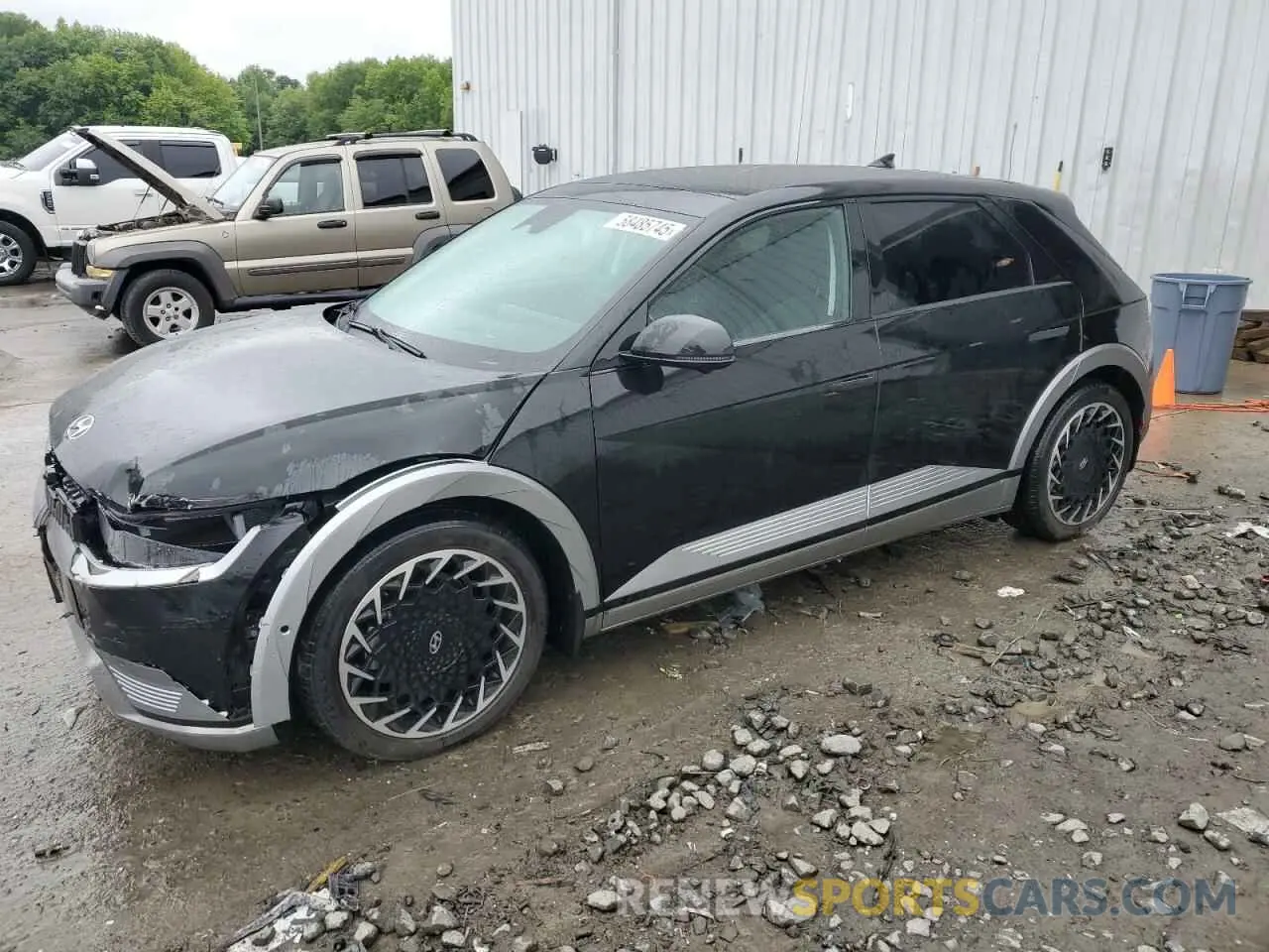 1 Photograph of a damaged car KM8KRDAF5NU092422 HYUNDAI IONIQ 2022