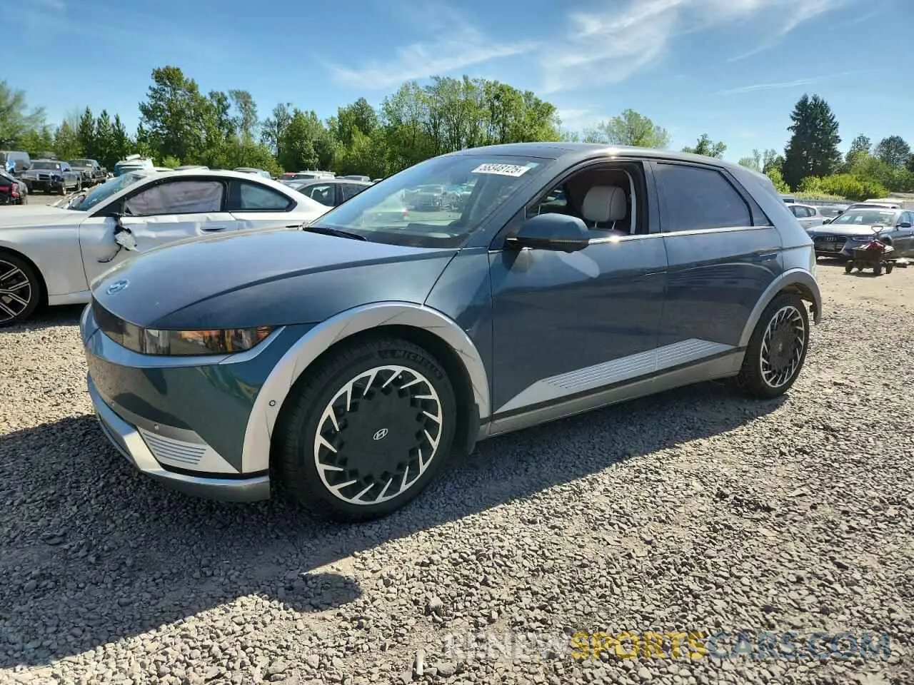 1 Photograph of a damaged car KM8KRDAF6NU103749 HYUNDAI IONIQ 2022