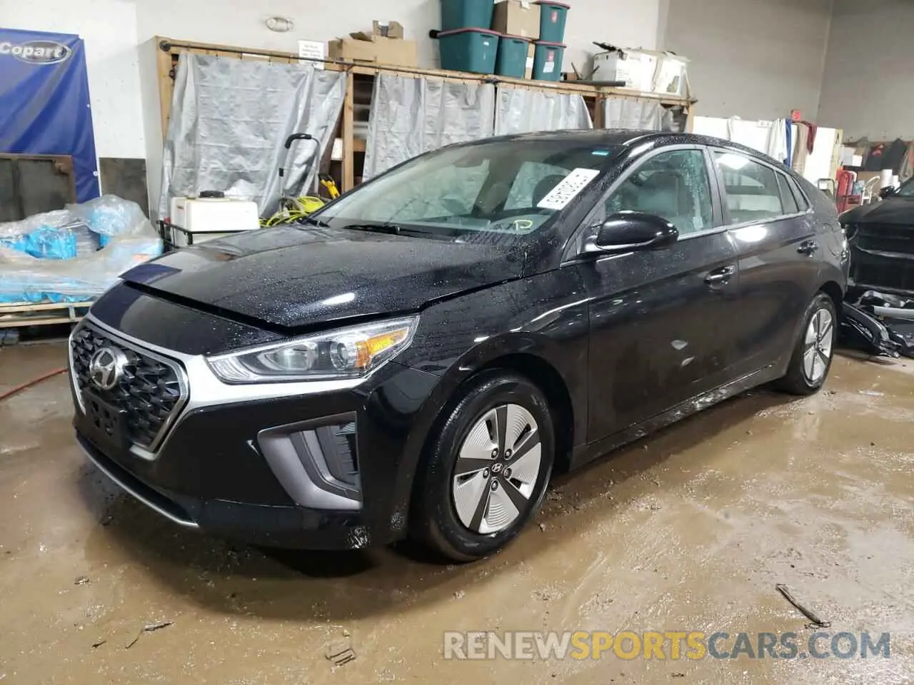 1 Photograph of a damaged car KMHC65LC0NU276740 HYUNDAI IONIQ 2022