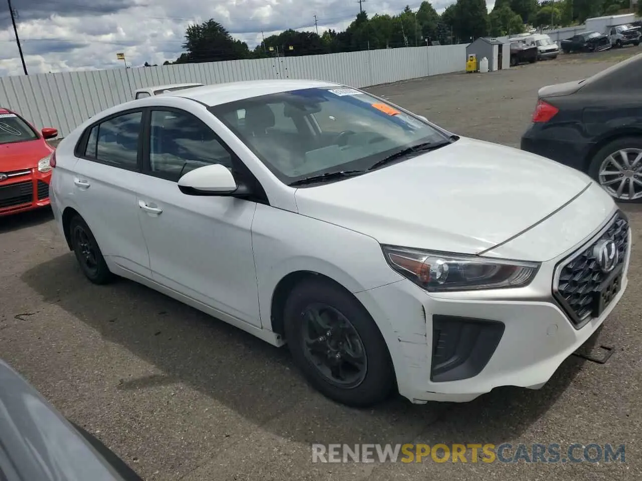 4 Photograph of a damaged car KMHC65LC0NU282862 HYUNDAI IONIQ 2022